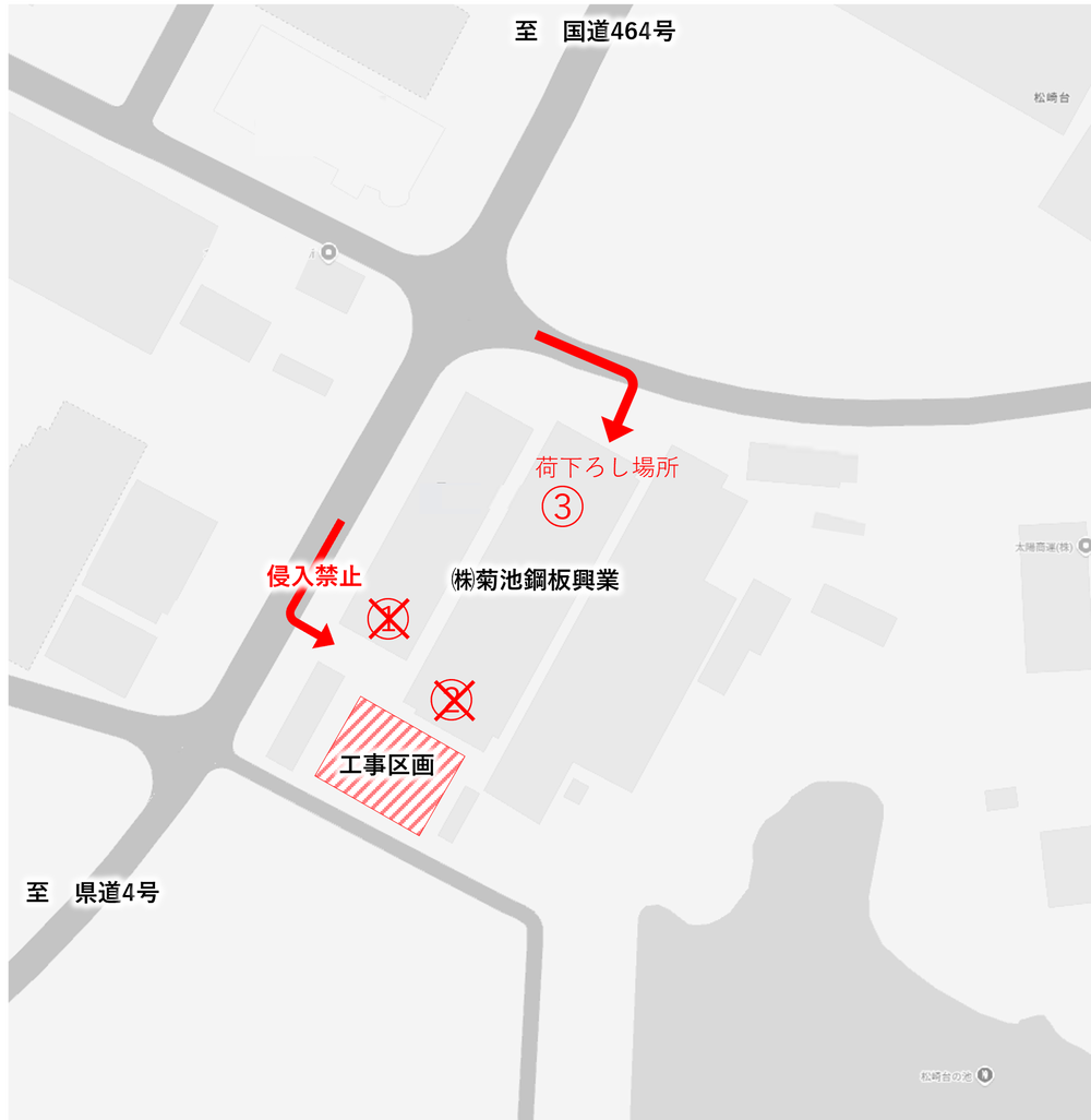 荷下ろし場所